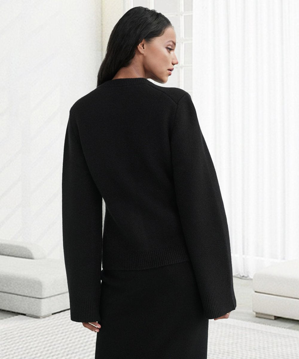 Maria | Cárdigan de Botón Ultra Suave