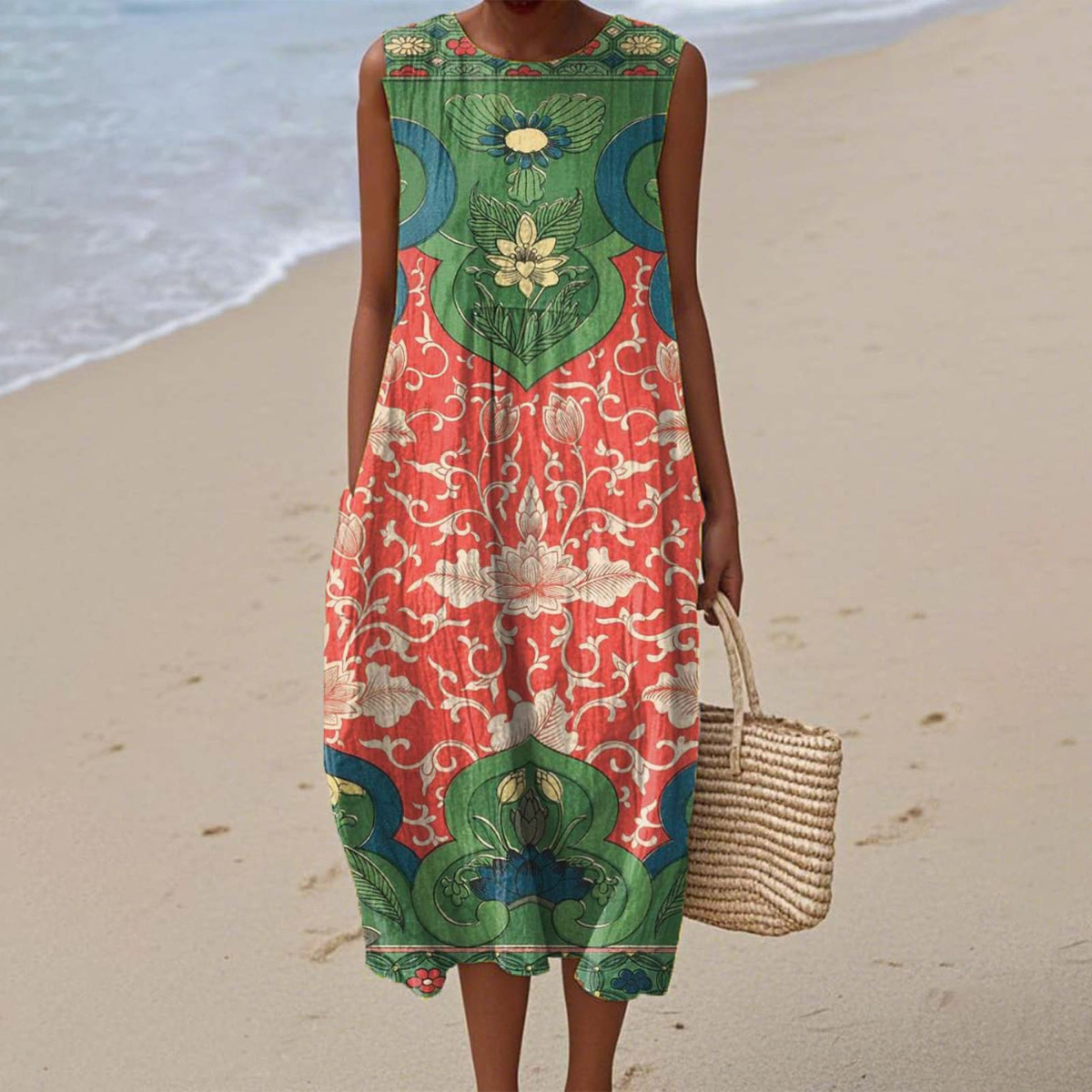 Leilani™ | Vestido de verano artístico sin mangas