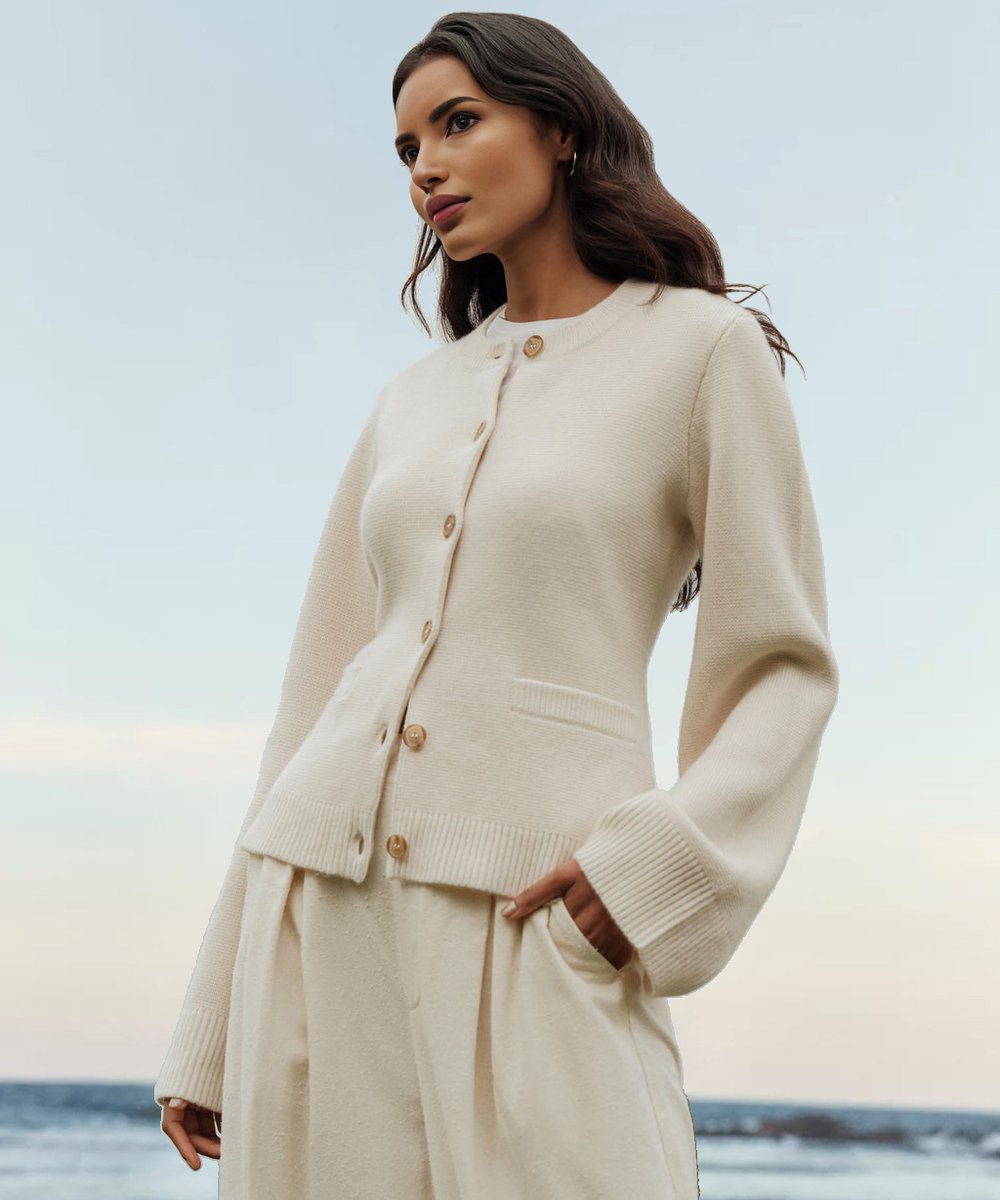 Maria | Cárdigan de Botón Ultra Suave