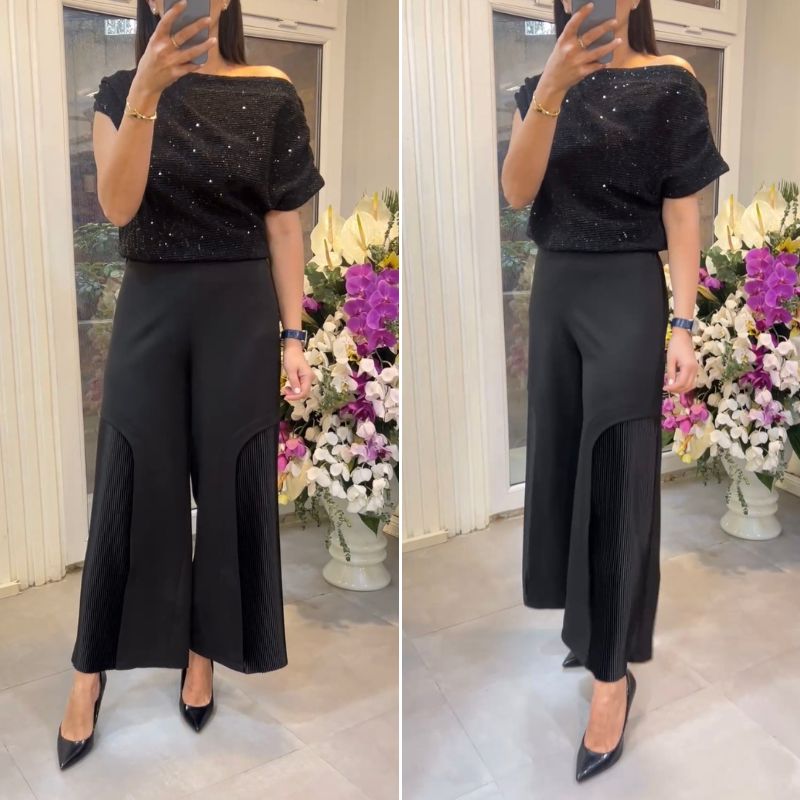 Yumi - Conjunto Elegante de Dos Piezas