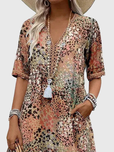 Yvonna™ | Elegante Vestido Midi Floral