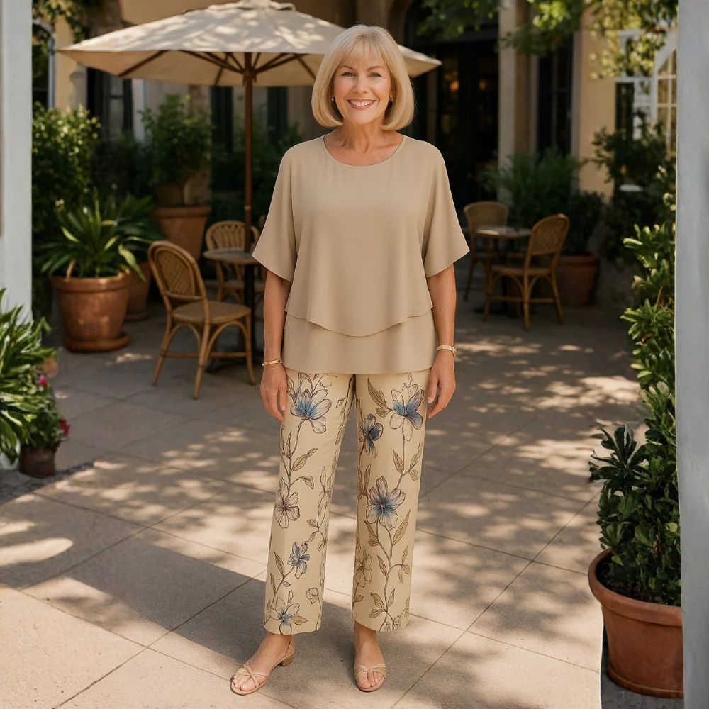 Selene™|Conjunto Sofisticado de Dos Piezas