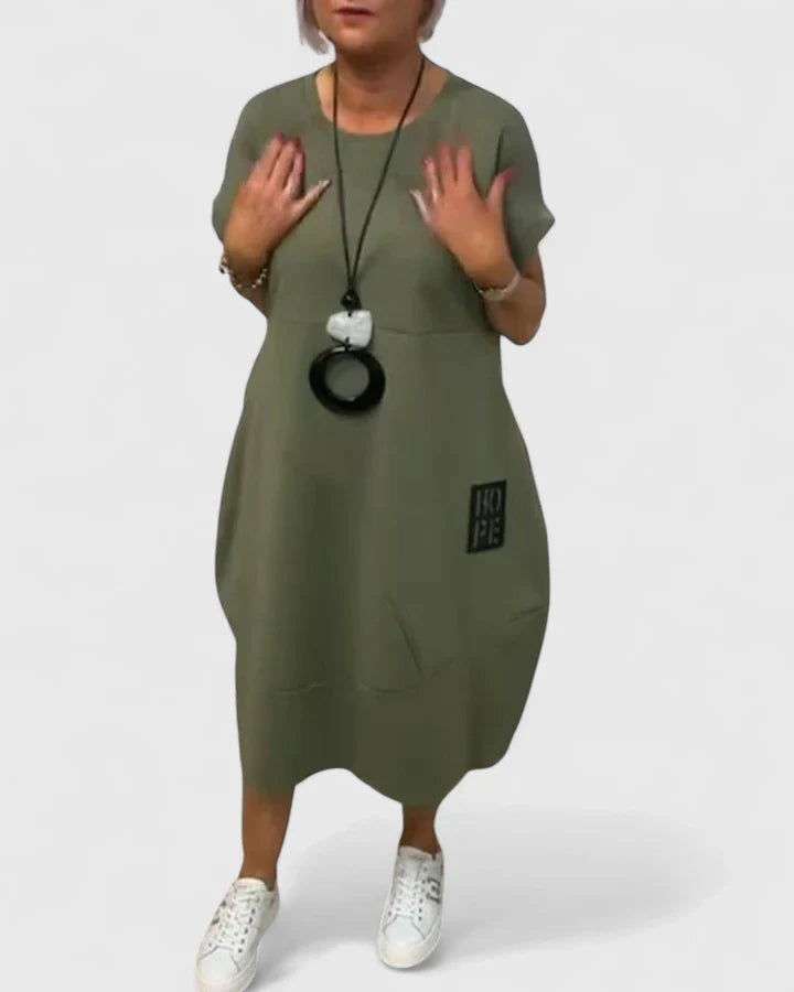 Thalyssiah | Vestido Midi Cómodo