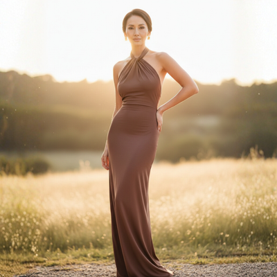 Anzhelia | Vestido Maxi Sofisticado