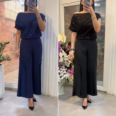 Yumi - Conjunto Elegante de Dos Piezas