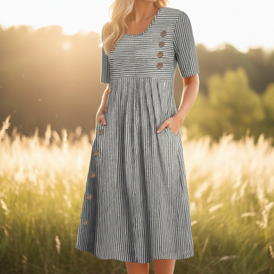 Vestido Midi Rayado Wanda™