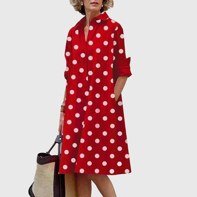 Paige™ - Vestido Elegante con Bolsillos