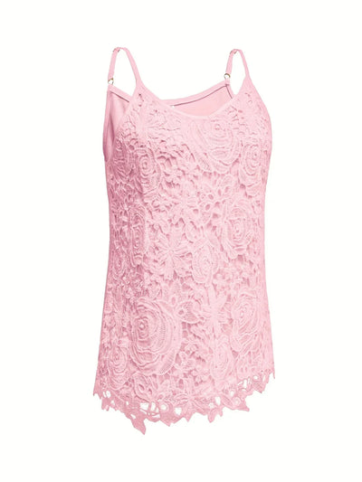 Juna - Elegante Sin Mangas Enlace Top Con Cuello En V