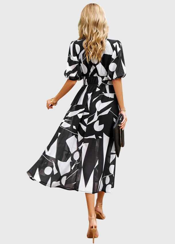 Merlin™ | Vestido Midi Floral Halagador