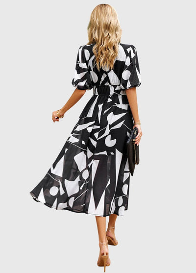 Merlin™ | Vestido Midi Floral Halagador