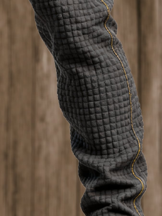 Pantalones de trabajo multifuncionales retro para hombre con bolsillos