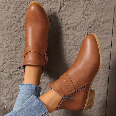 Amélina™ | Cómodos botines con hebilla para pies sensibles