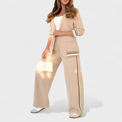 Zenobia - Elegante Traje De Dos Piezas