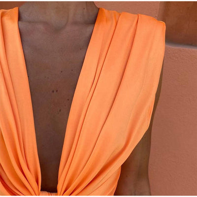 Feera - Vestido De Fiesta Con Escote Profundo