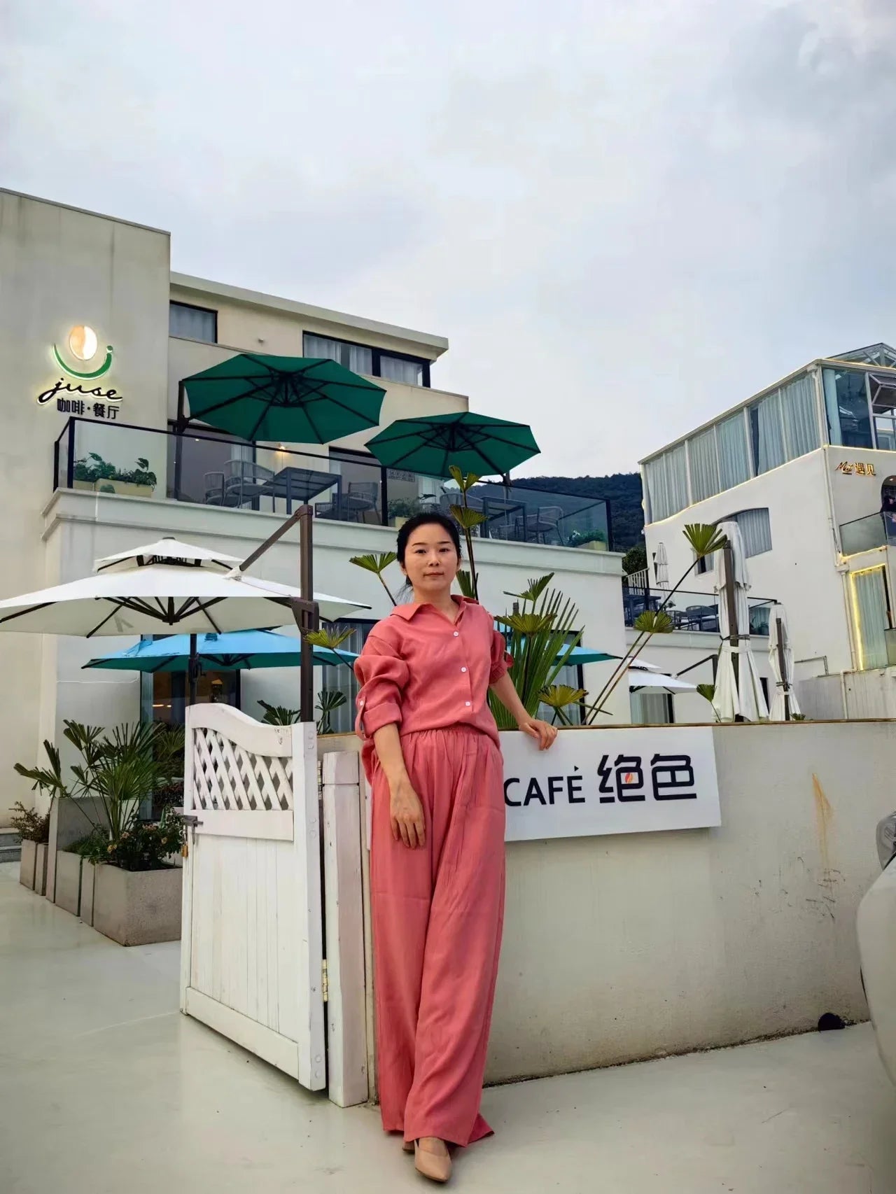 Claudia | Set de Lino de 2 Piezas con Pantalón Ancho y Blusa Ligera