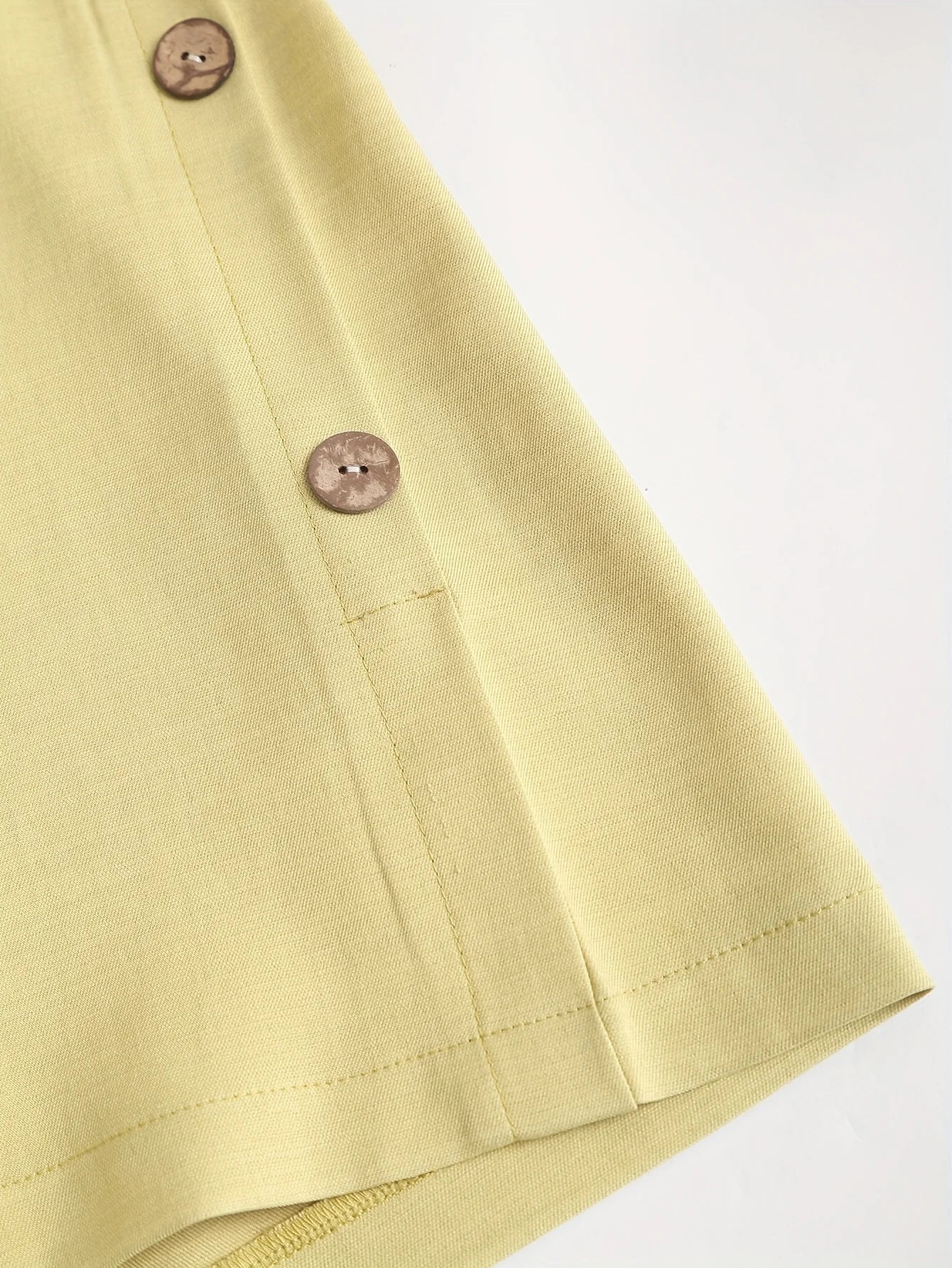 Pantalones cortos de lino casual mujer