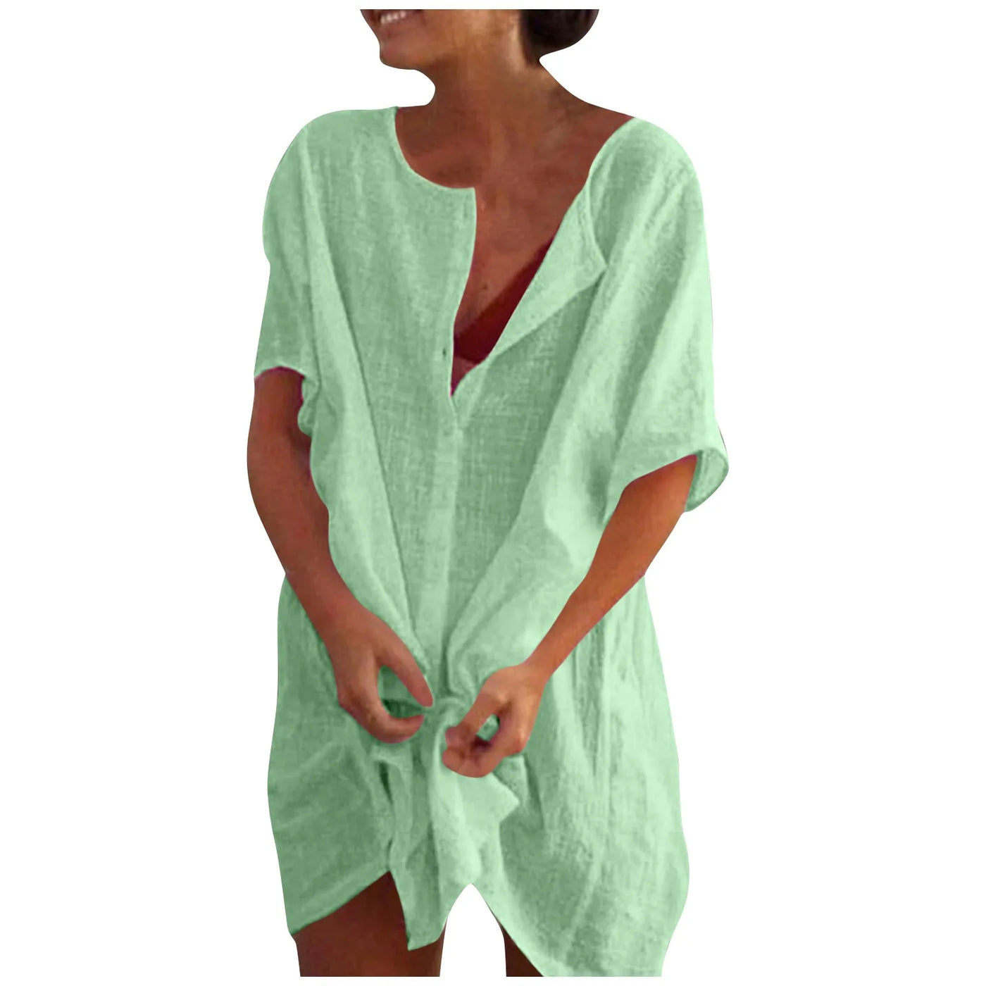 Patricia | Blusa Oversize Liviana con Detalle de Botones