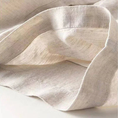 Pantalón Blanco Holgado Verano Cintura Alta