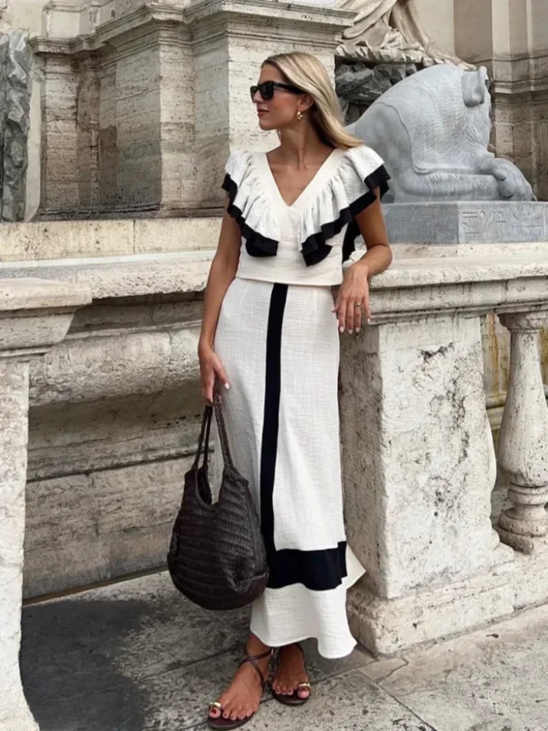 Maya - Conjunto Elegante de Dos Piezas