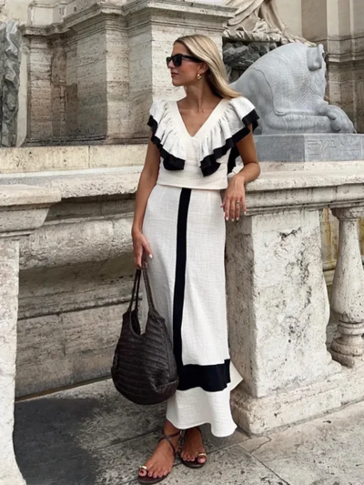 Maya - Conjunto Elegante de Dos Piezas