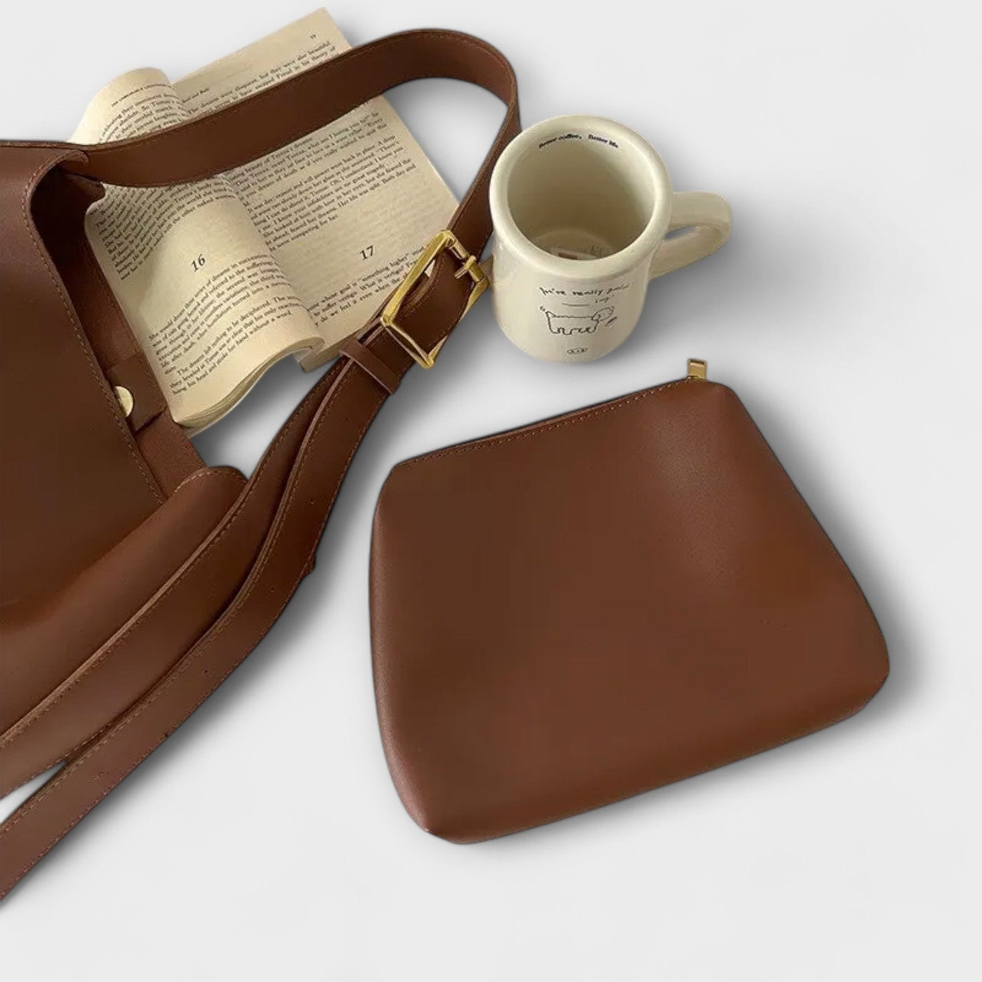 Olivia – Bolso de Hombro Elegante de Cuero