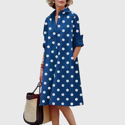 Paige™ - Vestido Elegante con Bolsillos