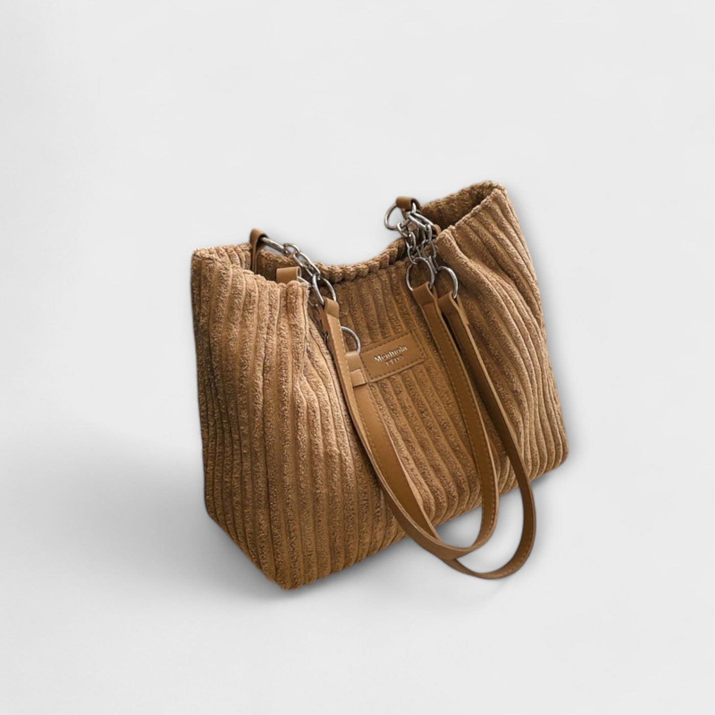 Olivia – Bolso de Hombro de Corderoy Suave