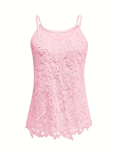 Juna - Elegante Sin Mangas Enlace Top Con Cuello En V