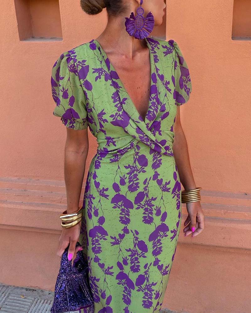 Celia | Vestido Floral Elegante