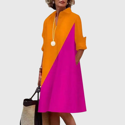 Paige™ - Vestido Elegante con Bolsillos