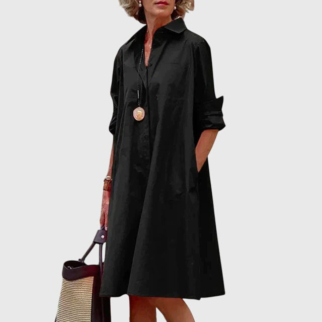 Paige™ - Vestido Elegante con Bolsillos