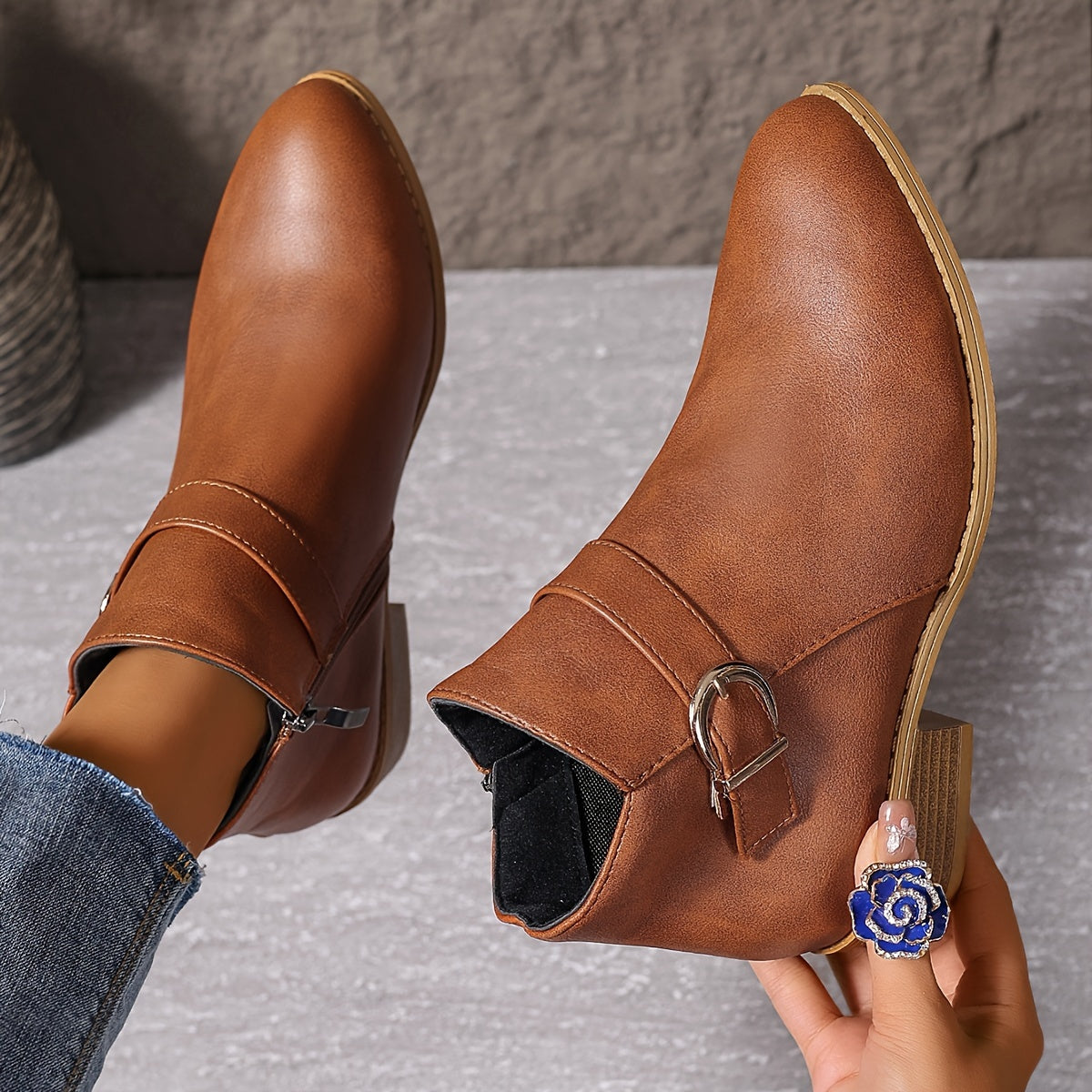 Amélina™ | Cómodos botines con hebilla para pies sensibles