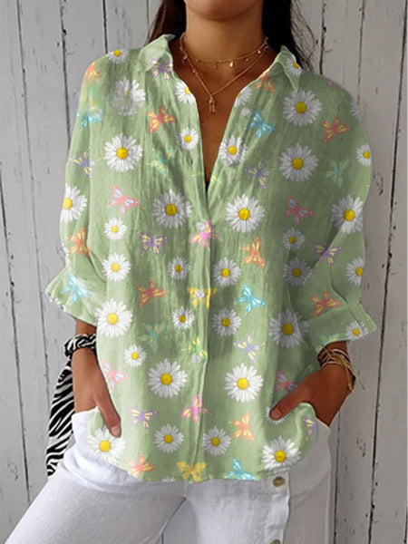 Celine | Blusa de Pradera Hoja