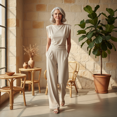 Solenne - Conjunto de Elegancia Casual