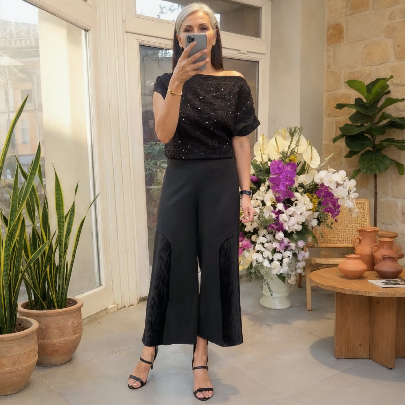 Yumi - Conjunto Elegante de Dos Piezas