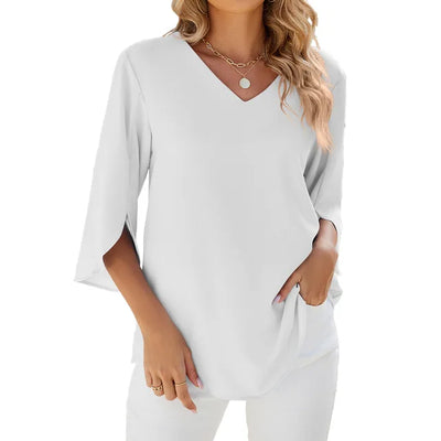 Helen | Blusa de Cuello en V