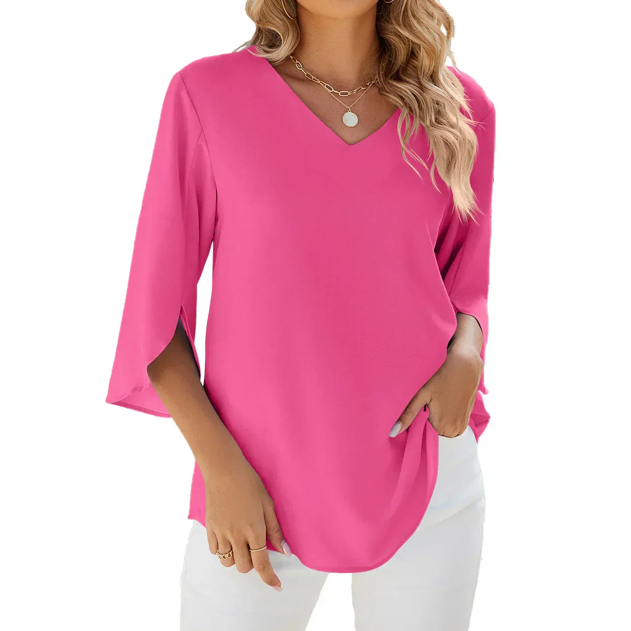 Helen | Blusa de Cuello en V