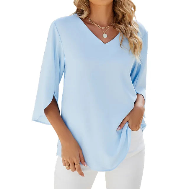 Helen | Blusa de Cuello en V