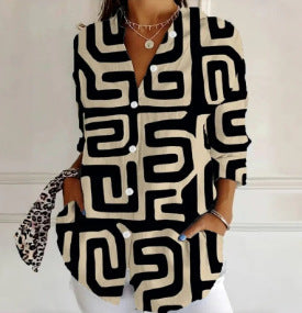 Siena | Blusa Gráfica Laberinto