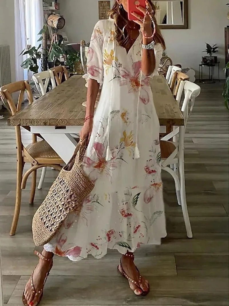 Tayla | Vestido de Verano con Estampado Floral