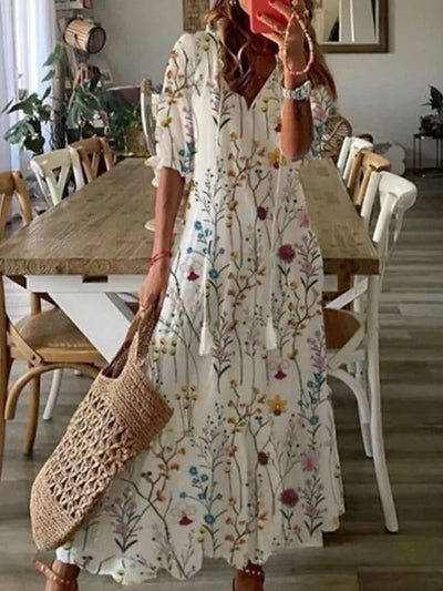 Tayla | Vestido de Verano con Estampado Floral